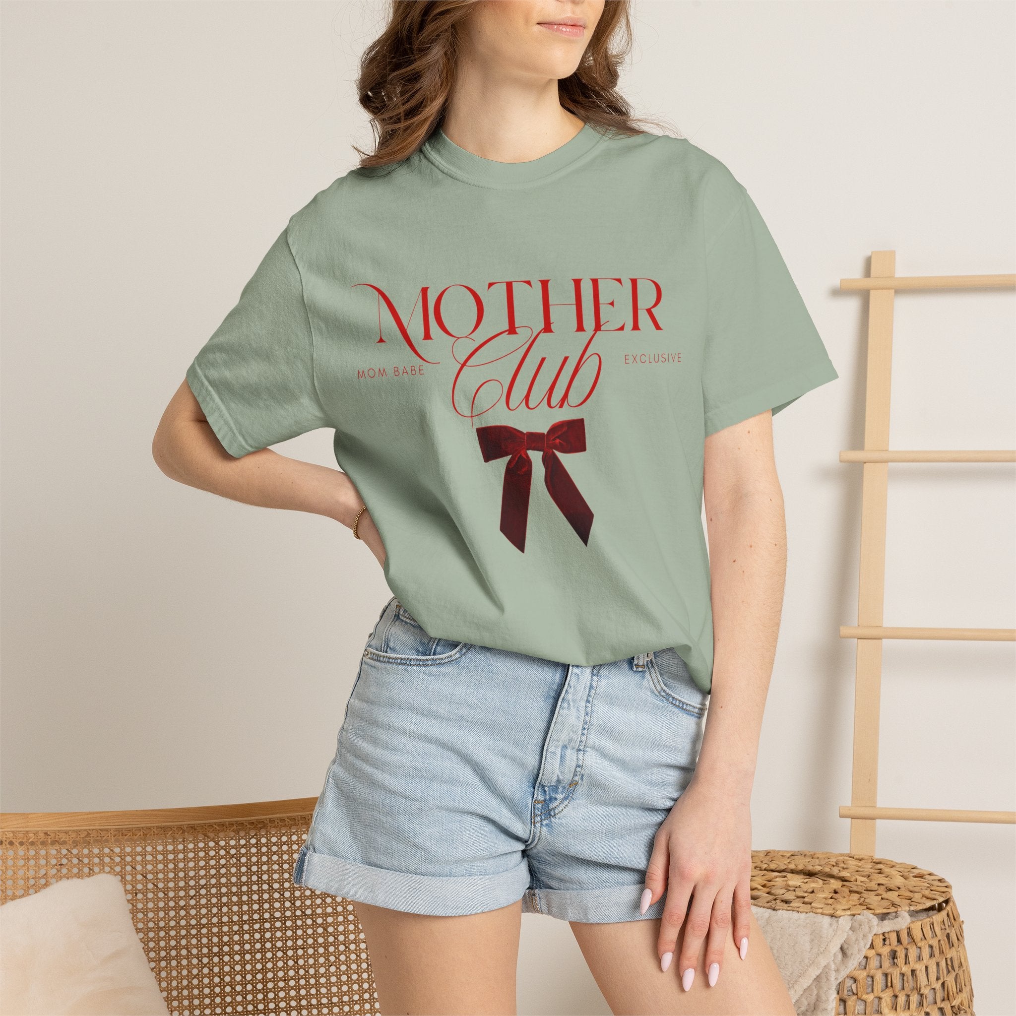 Mother Club Mom Babe Exclusive Tee - Ruby