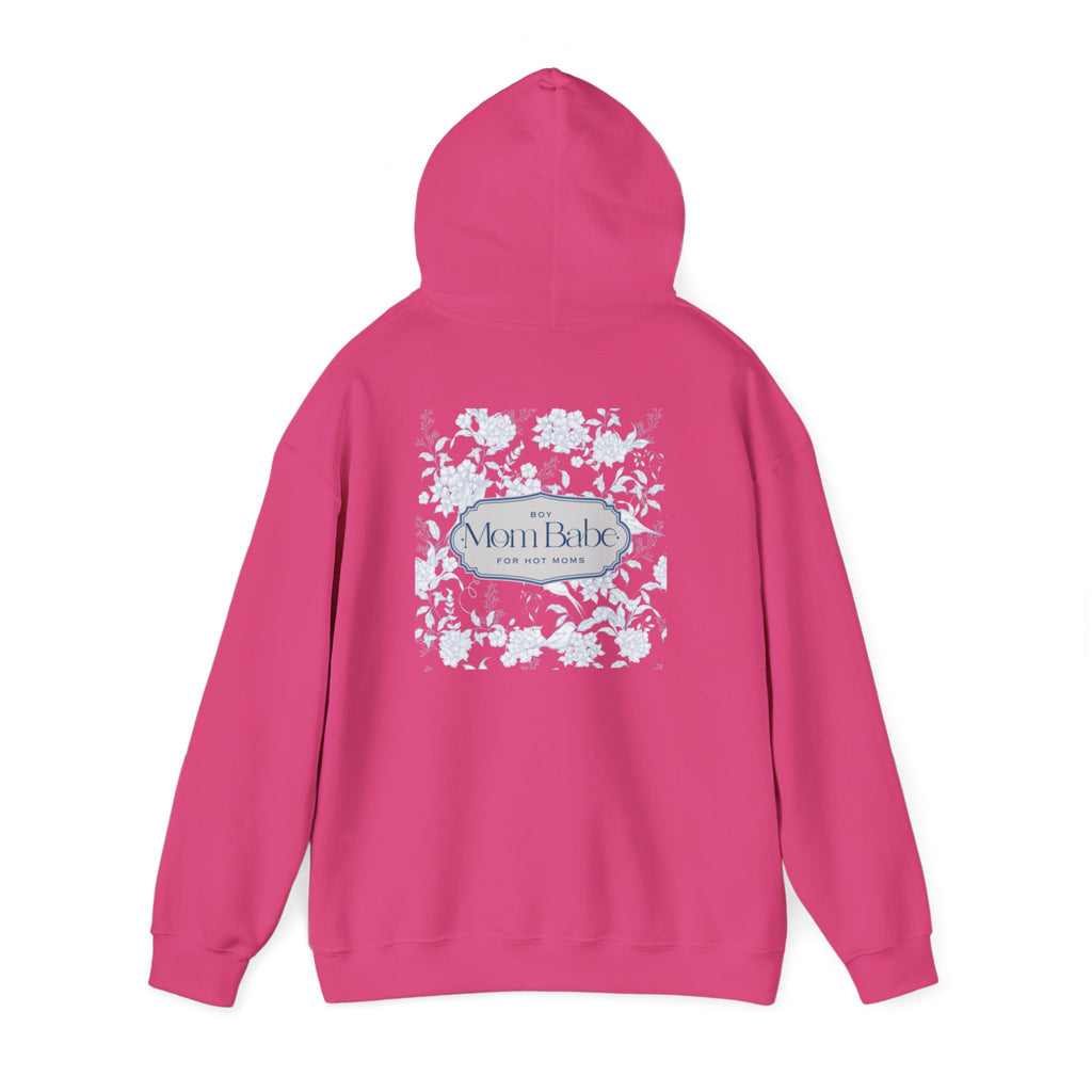 Boy Mom Babe - Floral Graphic Hoodie