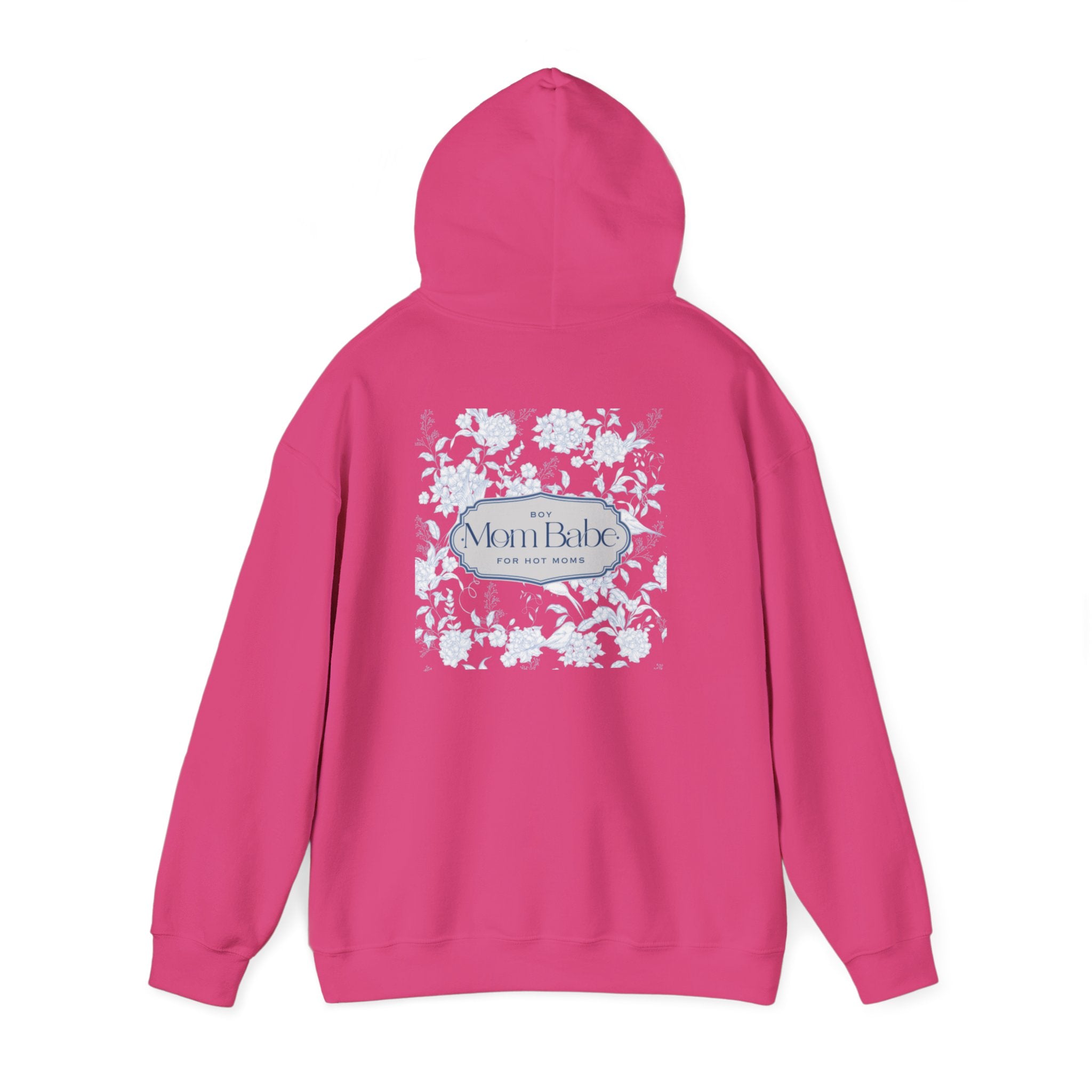 Boy Mom Babe - Floral Graphic Hoodie