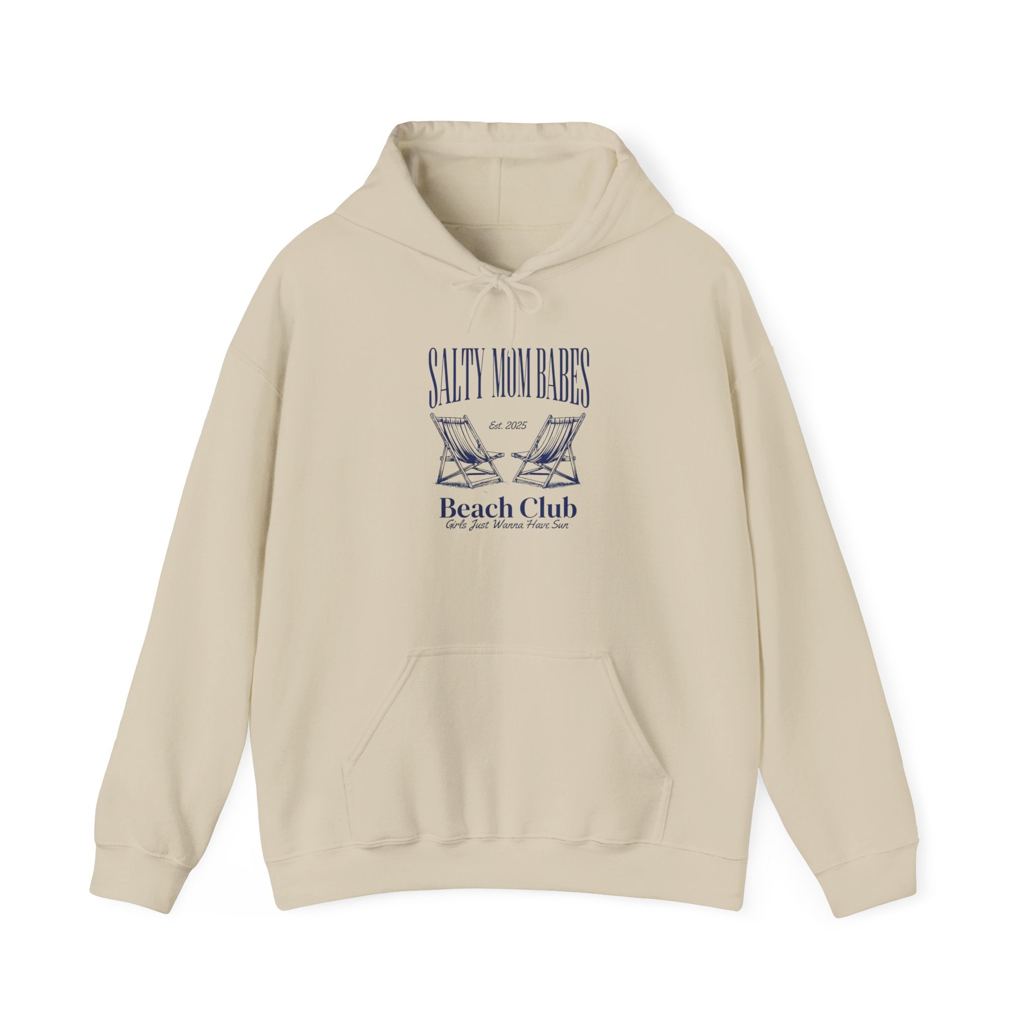 Salty Mom Babes Beach Club- Girls Just Wanna Have Sun Graphic Hoodie