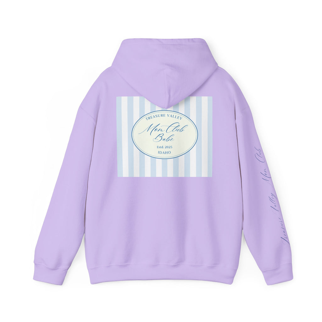 Treasure Valley Mom Club - Striped Graphic Hoodie