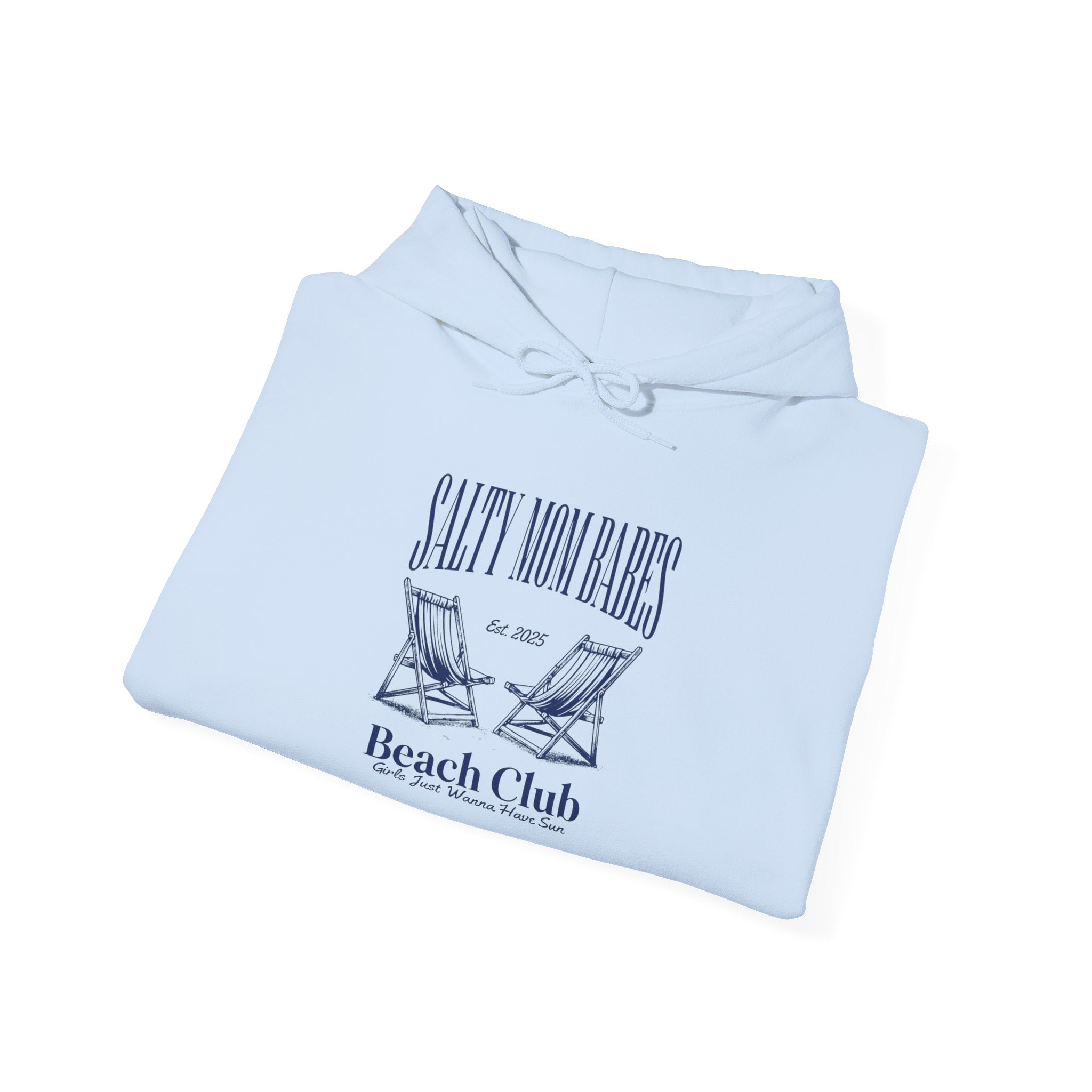 Salty Mom Babes Beach Club- Girls Just Wanna Have Sun Graphic Hoodie