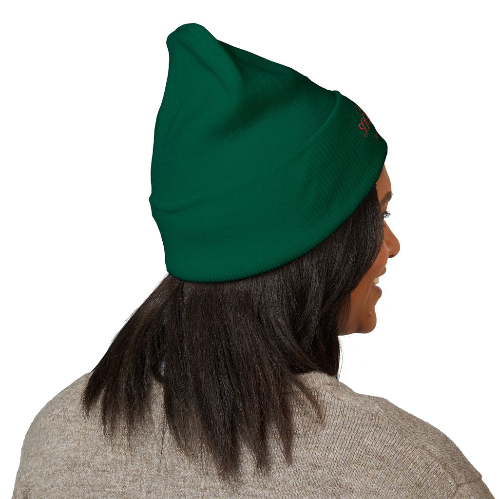 Mom Babe Anti-Social Club Beanie - Red Embroidery