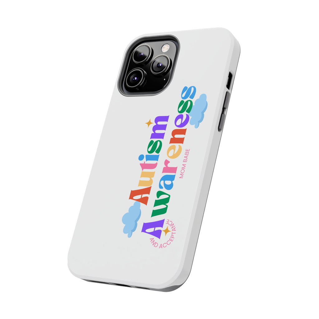 Copy of Autism Awareness and Acceptance — Checkered Heart Phone Case