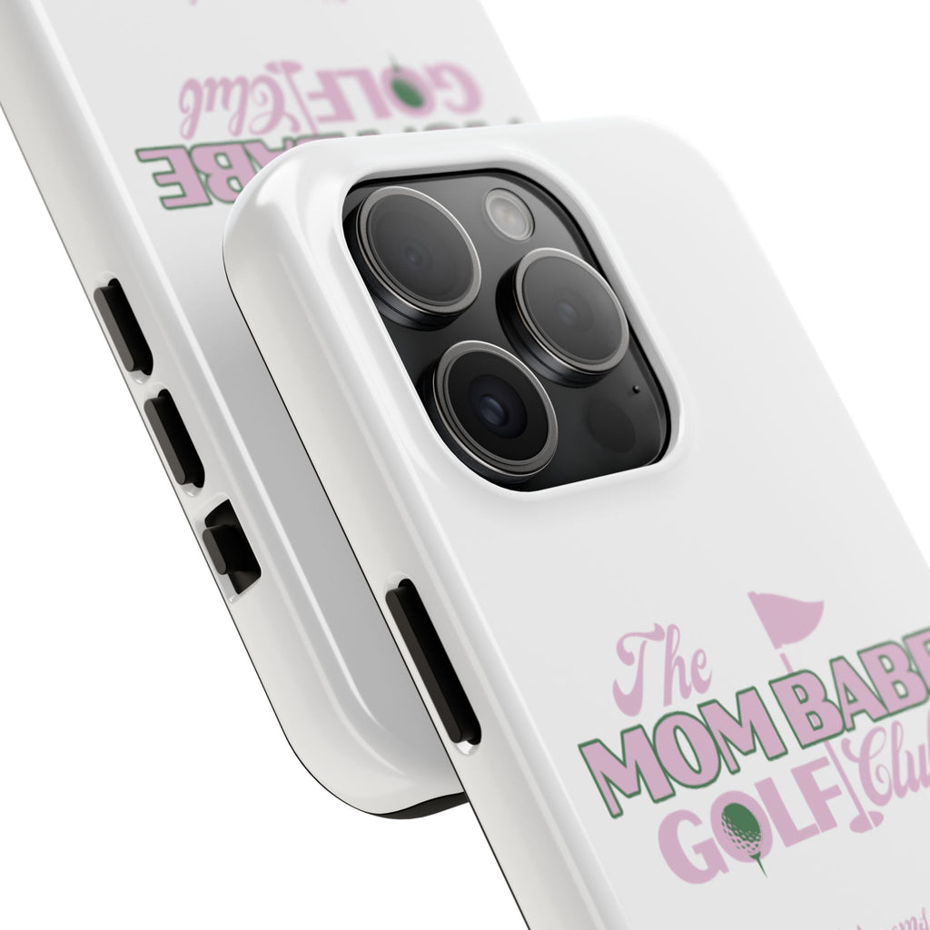 The Mom Babe Golf Club - Pink Vintage Golf Tough Phone Case