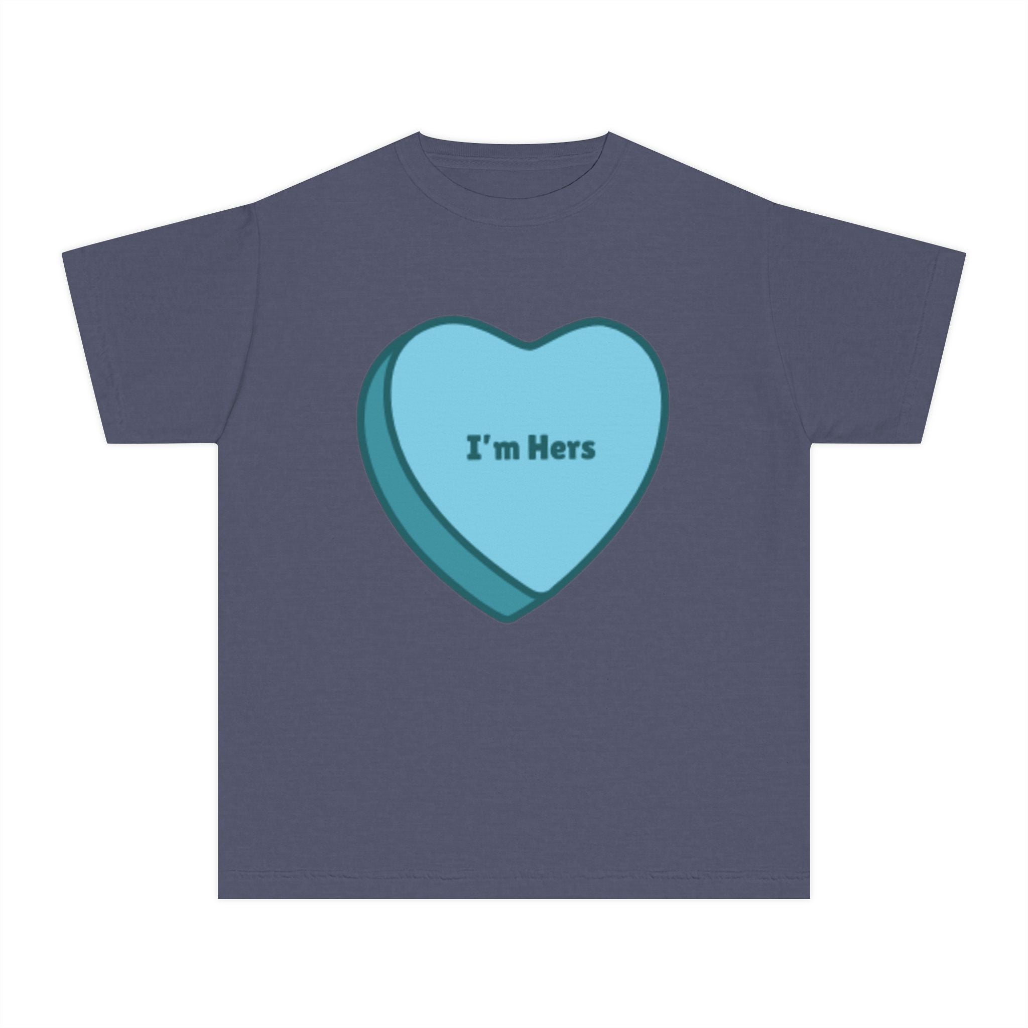 Children's - I'm Hers - Conversation Heart Graphic Tee
