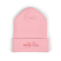 Mom Babe Anti-Social Club Beanie - Red Embroidery