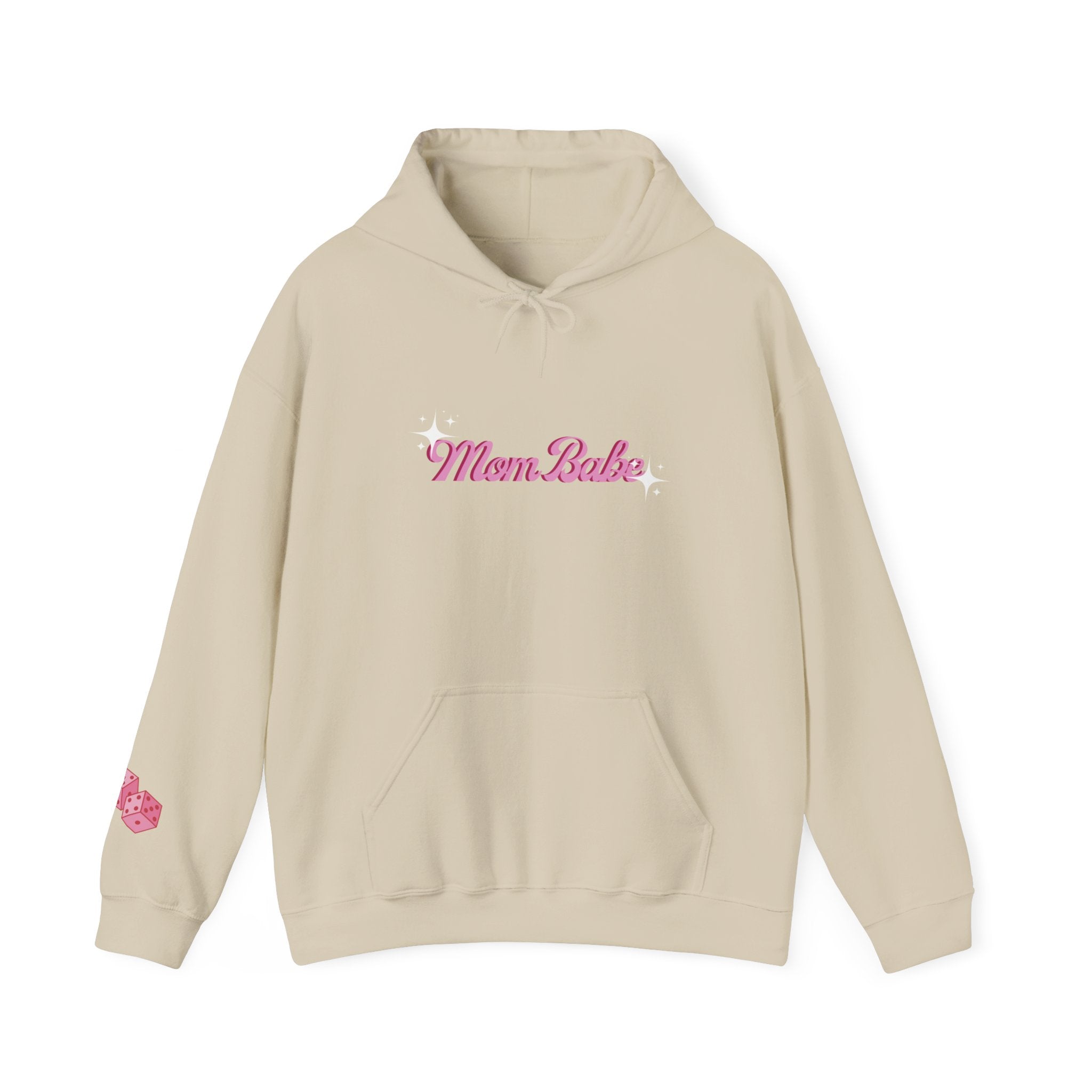 Mom Babe Club - For Hot Moms — Pink Graphic Hoodie
