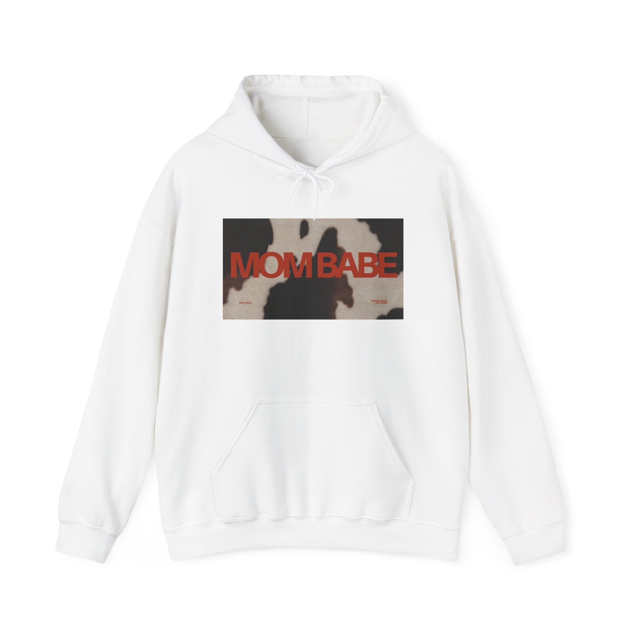 Mom Babe — Cowhide Graphic Hoodie