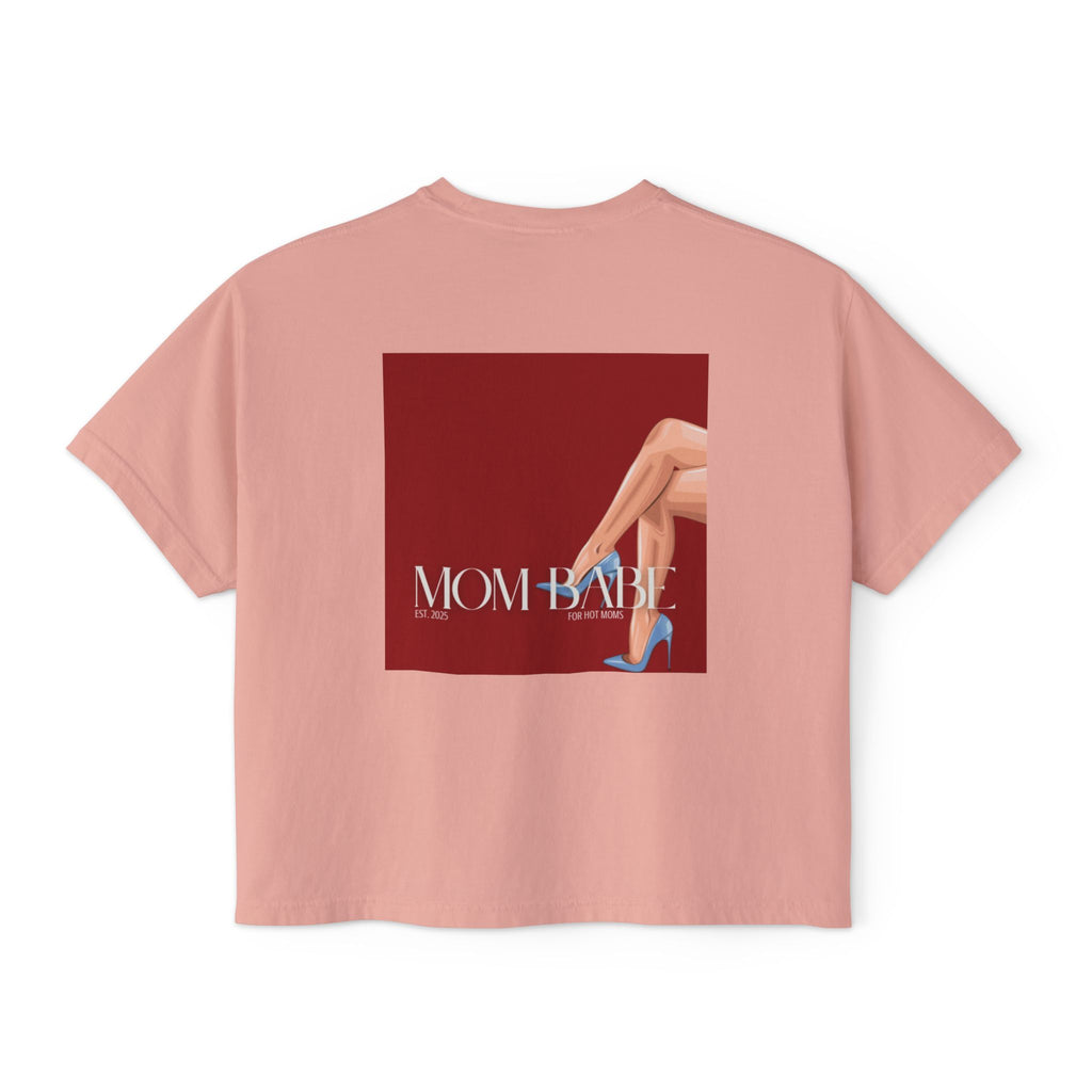 Mom Babe For Hot Moms - Blue Heels Graphic Tee