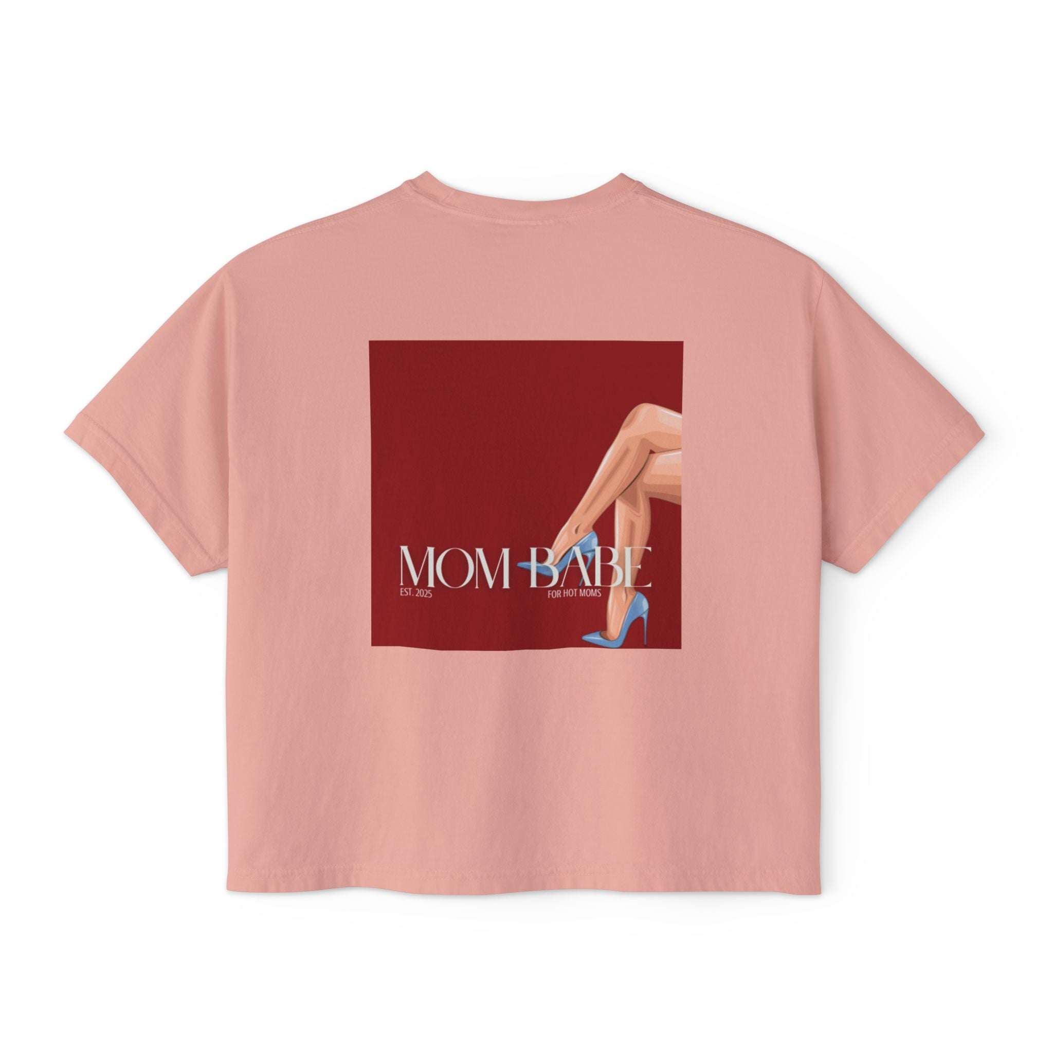 Mom Babe For Hot Moms - Blue Heels Graphic Tee