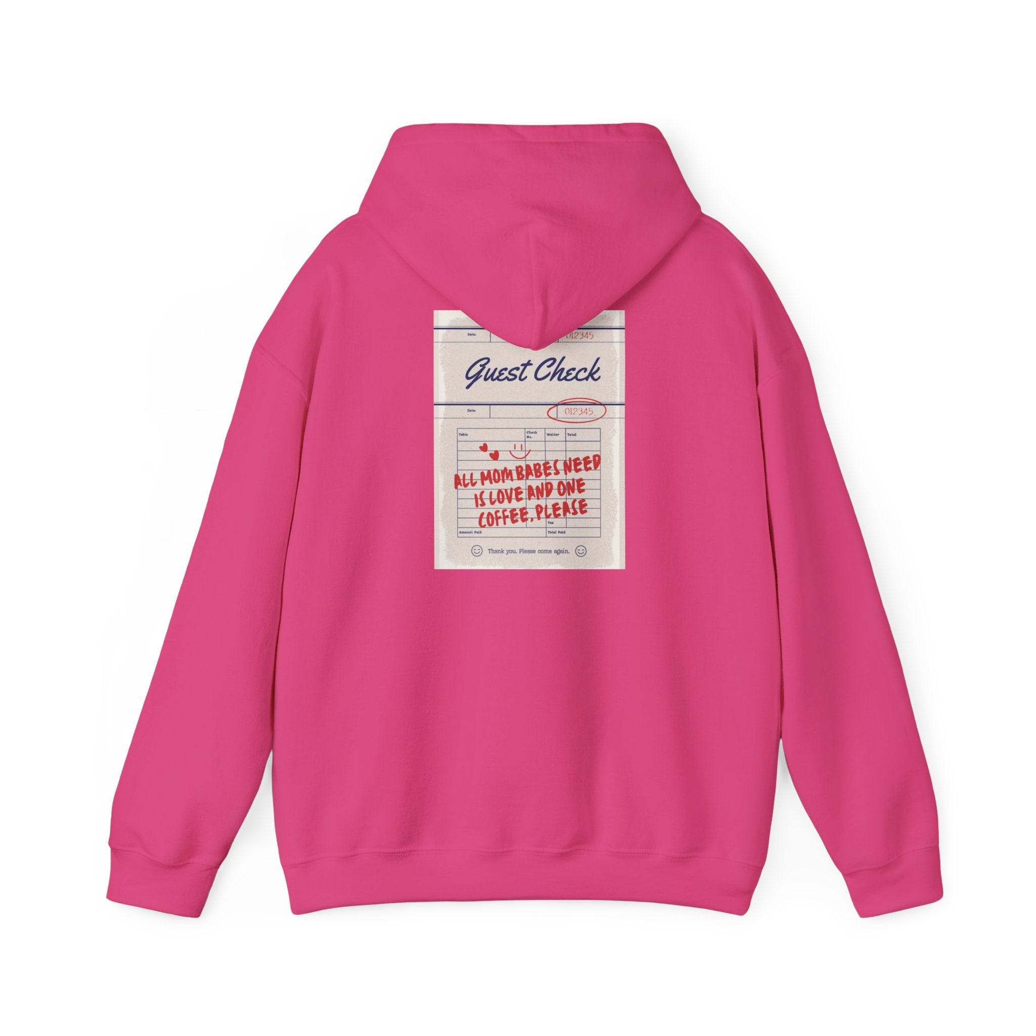 All Mom Babes Need - Graphic Check Hoodie