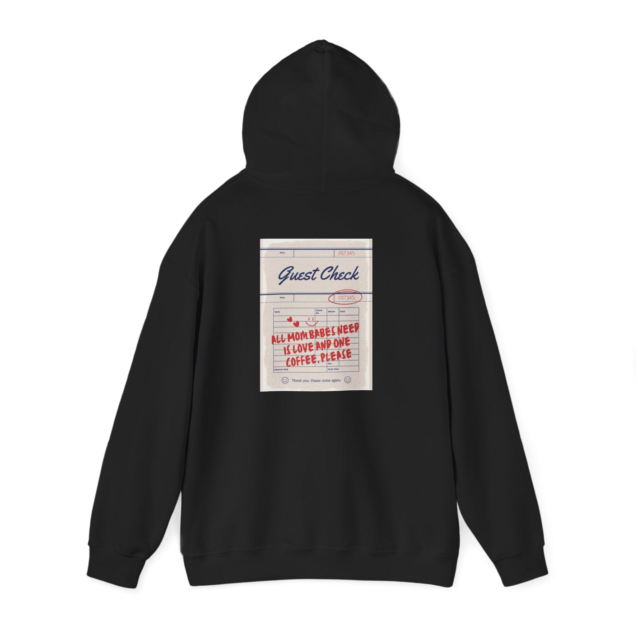 All Mom Babes Need - Graphic Check Hoodie