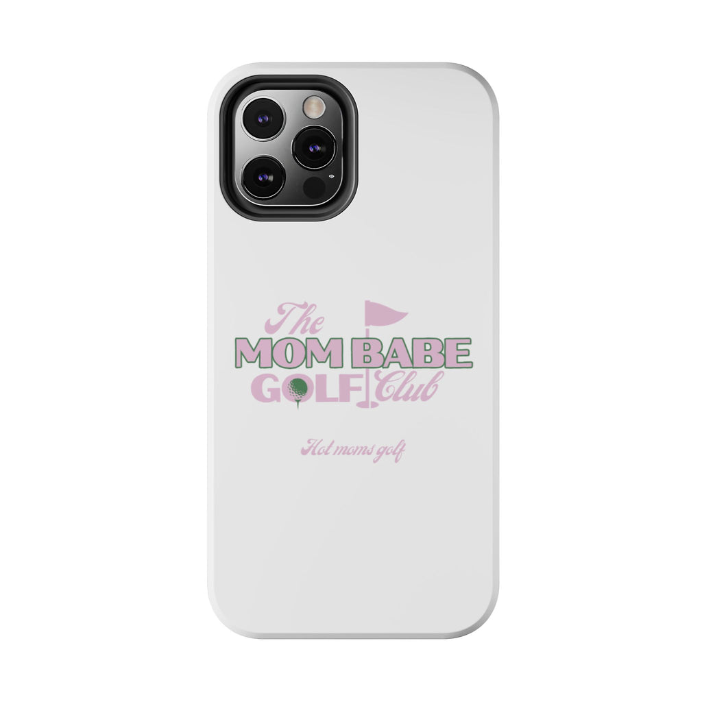 The Mom Babe Golf Club - Pink Vintage Golf Tough Phone Case