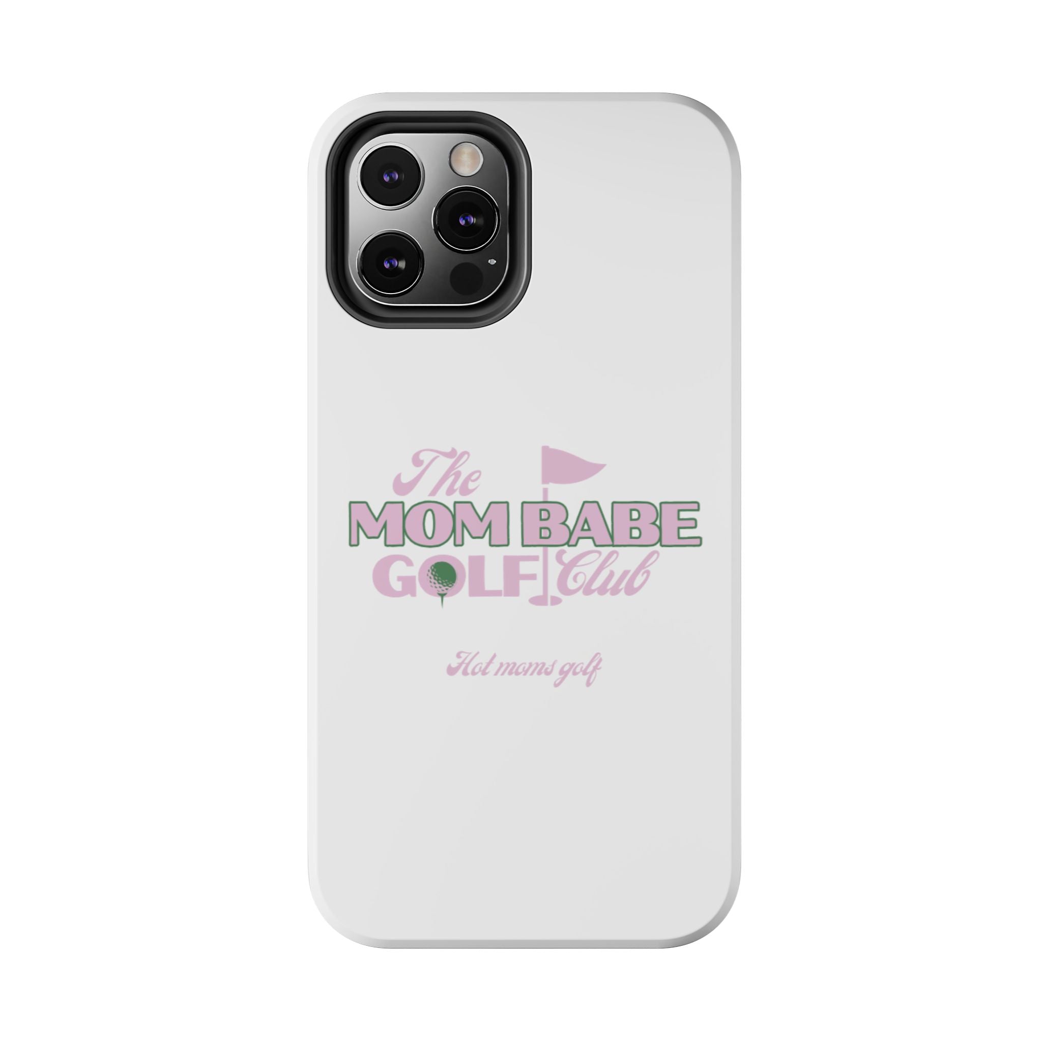 The Mom Babe Golf Club - Pink Vintage Golf Tough Phone Case