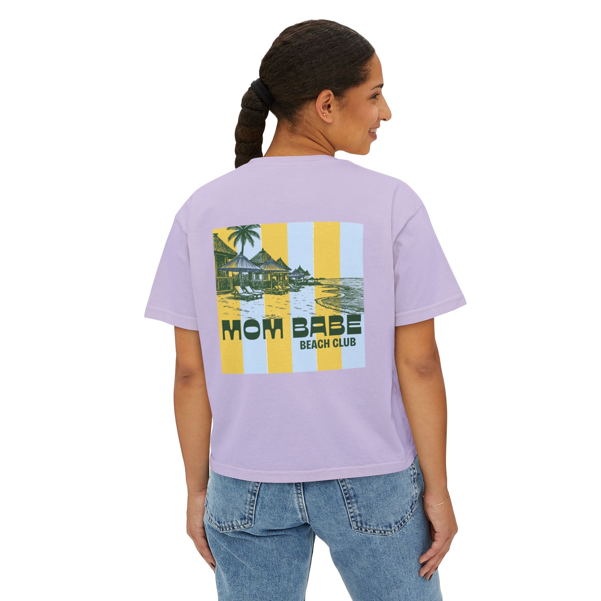 Mom Babe Beach Club - Graphic Tee