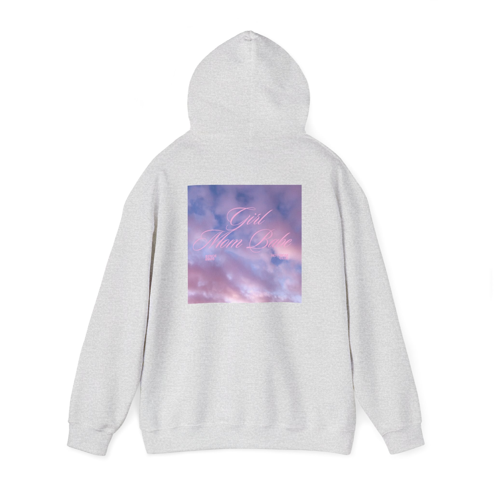 Girl Mom Babe - Cloudy Graphic Hoodie