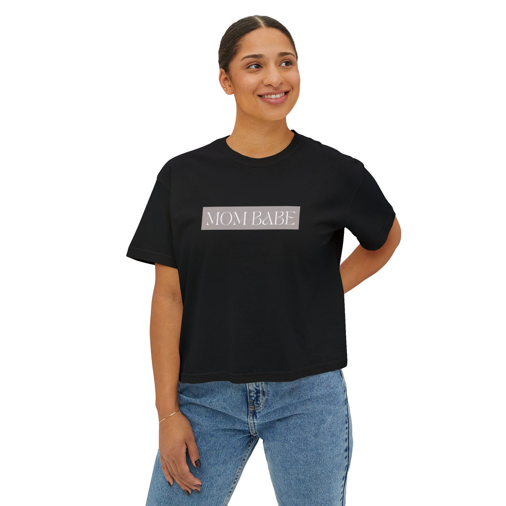 Pilates Mom Babe Club — Workout Graphic Tee (White Print)