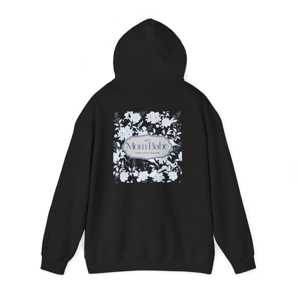 Boy Mom Babe - Floral Graphic Hoodie