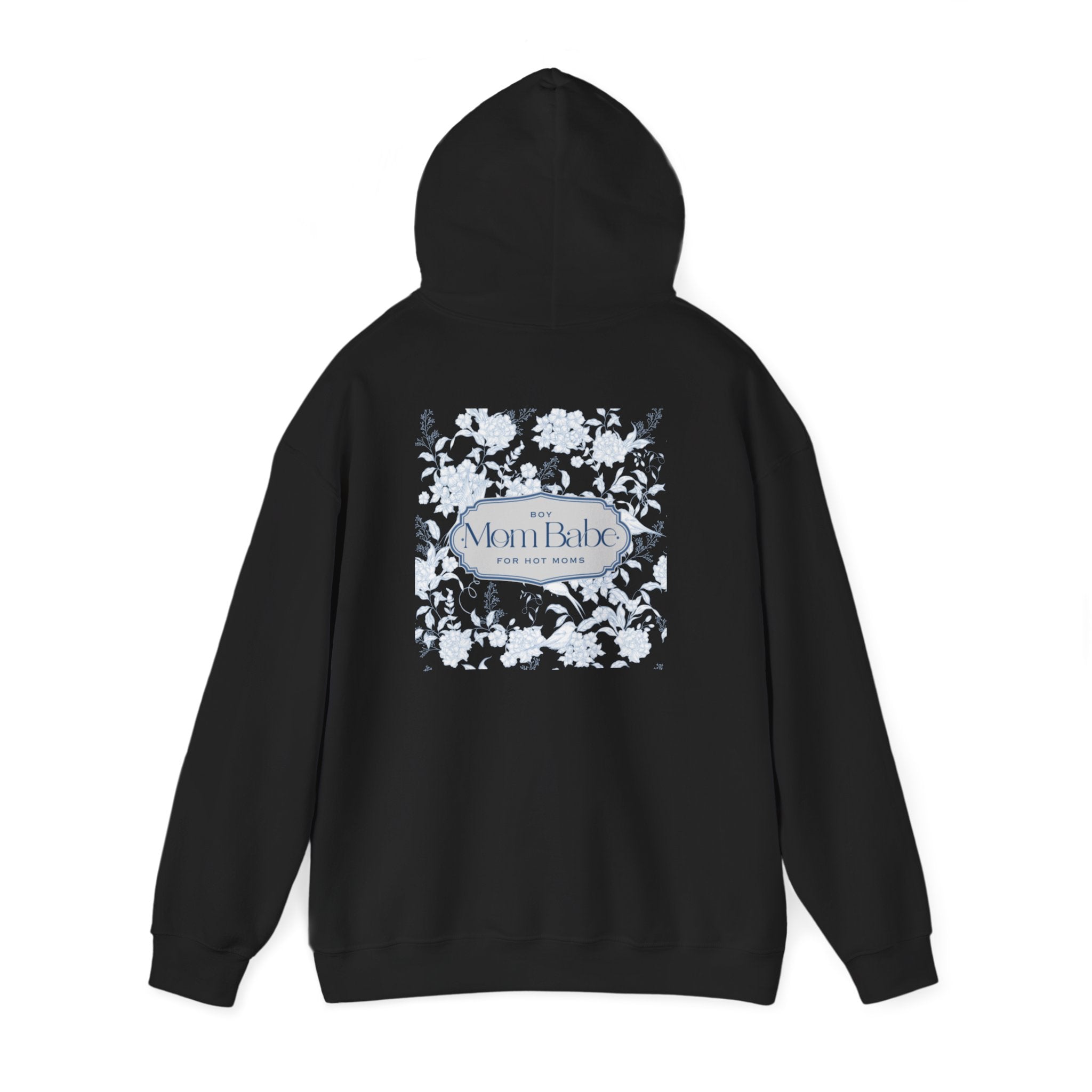 Boy Mom Babe - Floral Graphic Hoodie