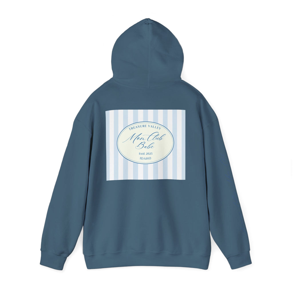 Treasure Valley Mom Club - Striped Graphic Hoodie