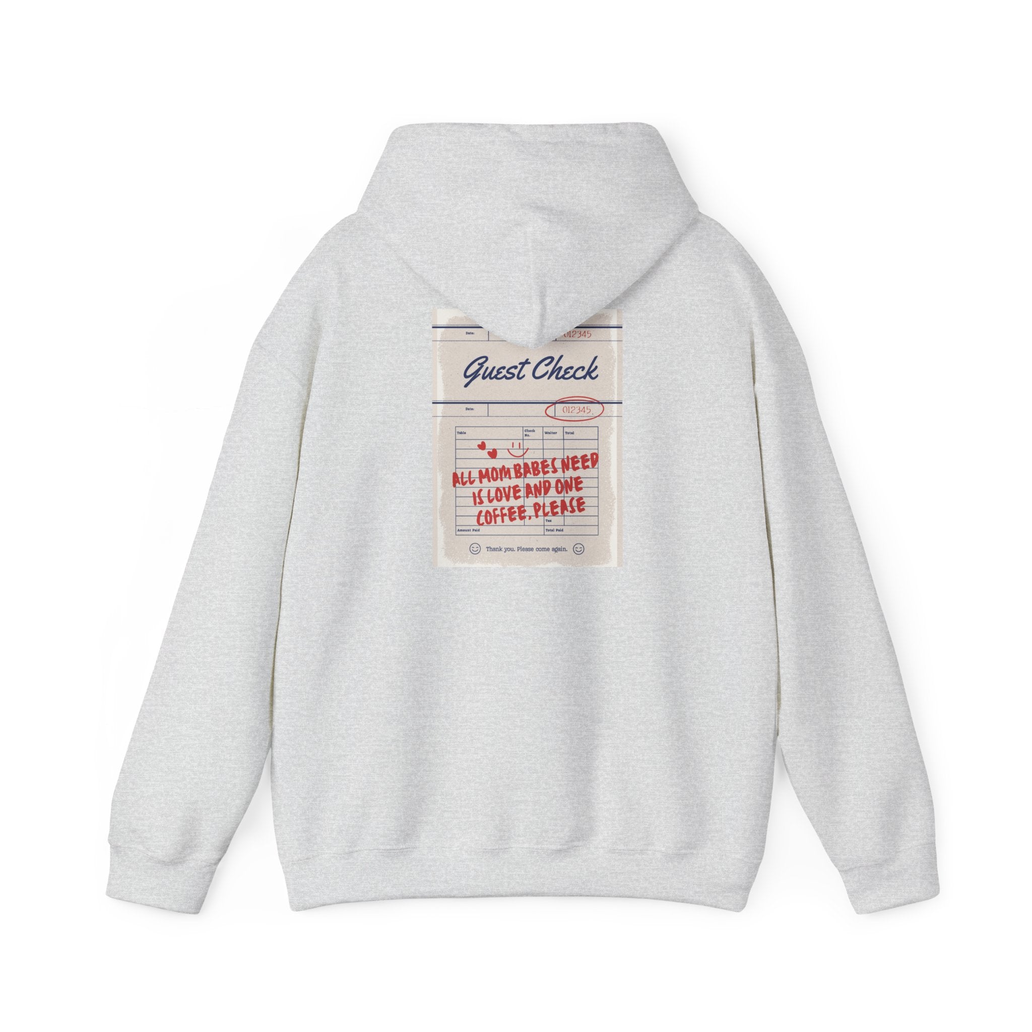All Mom Babes Need - Graphic Check Hoodie