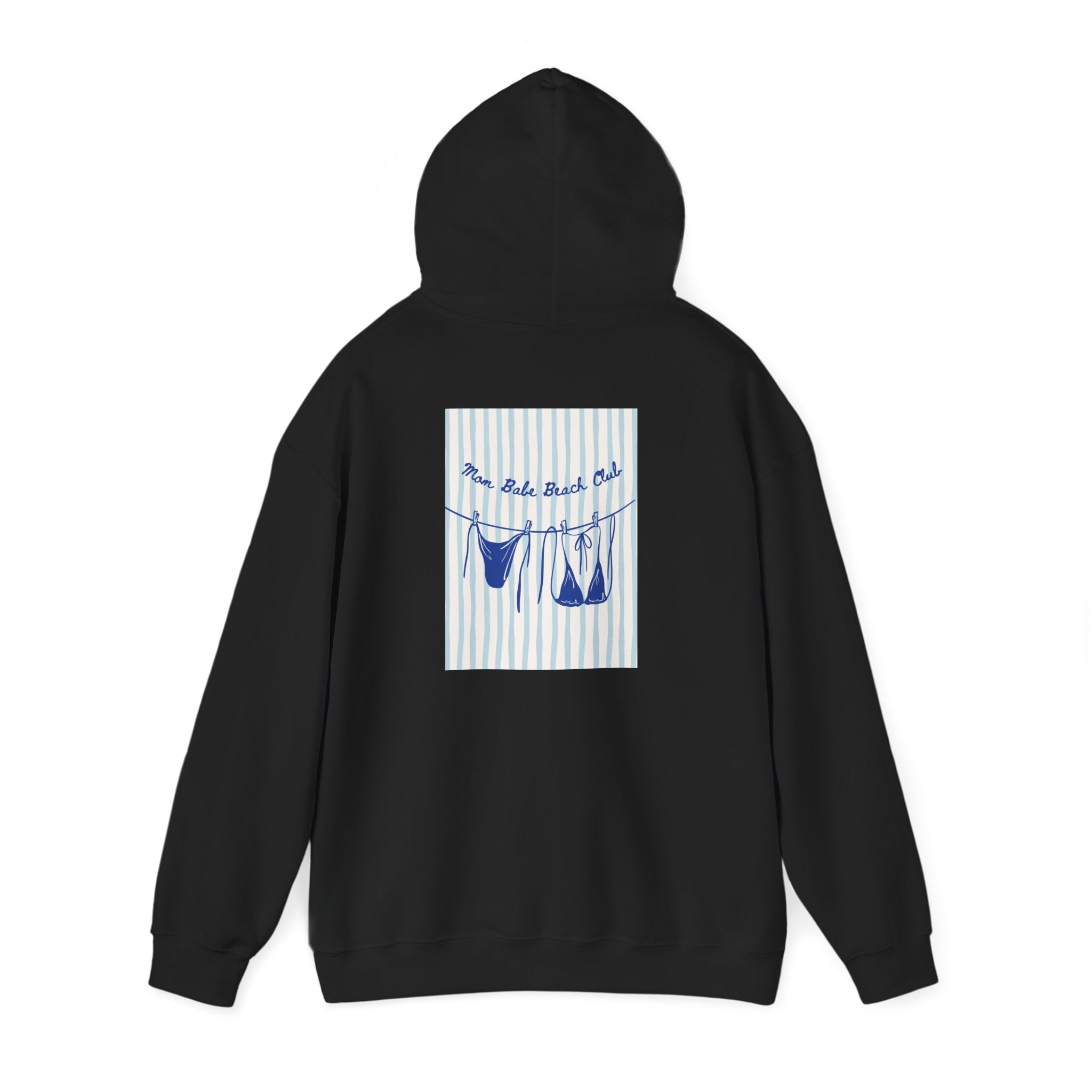 Mom Babe Beach Club - Bikini Graphic Hoodie