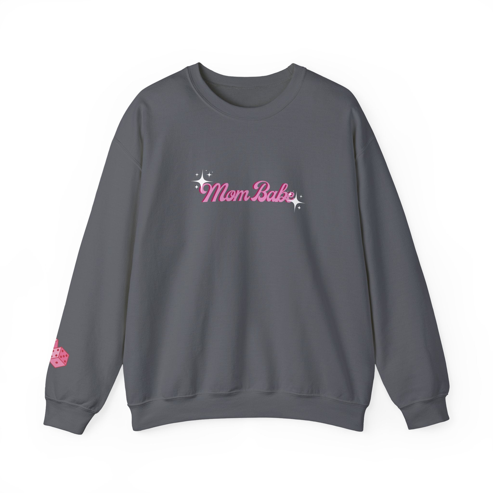 Mom Babe Club - For Hot Moms — Pink Graphic Sweatshirt