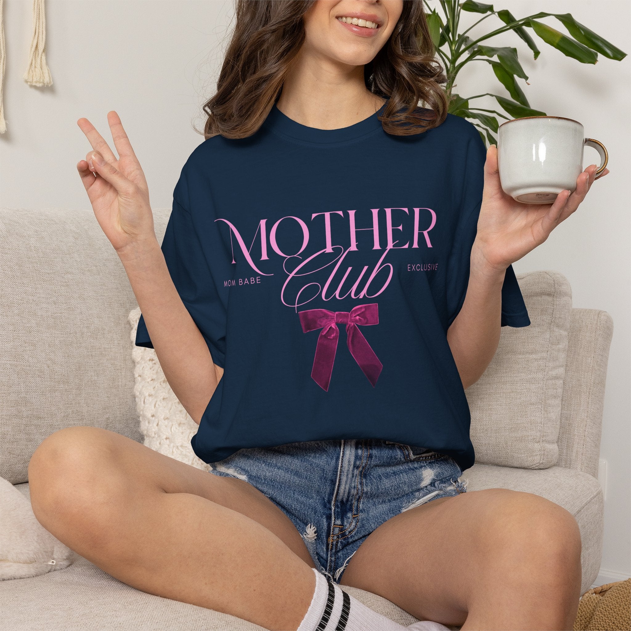Mother Club Mom Babe Exclusive Tee - Petal
