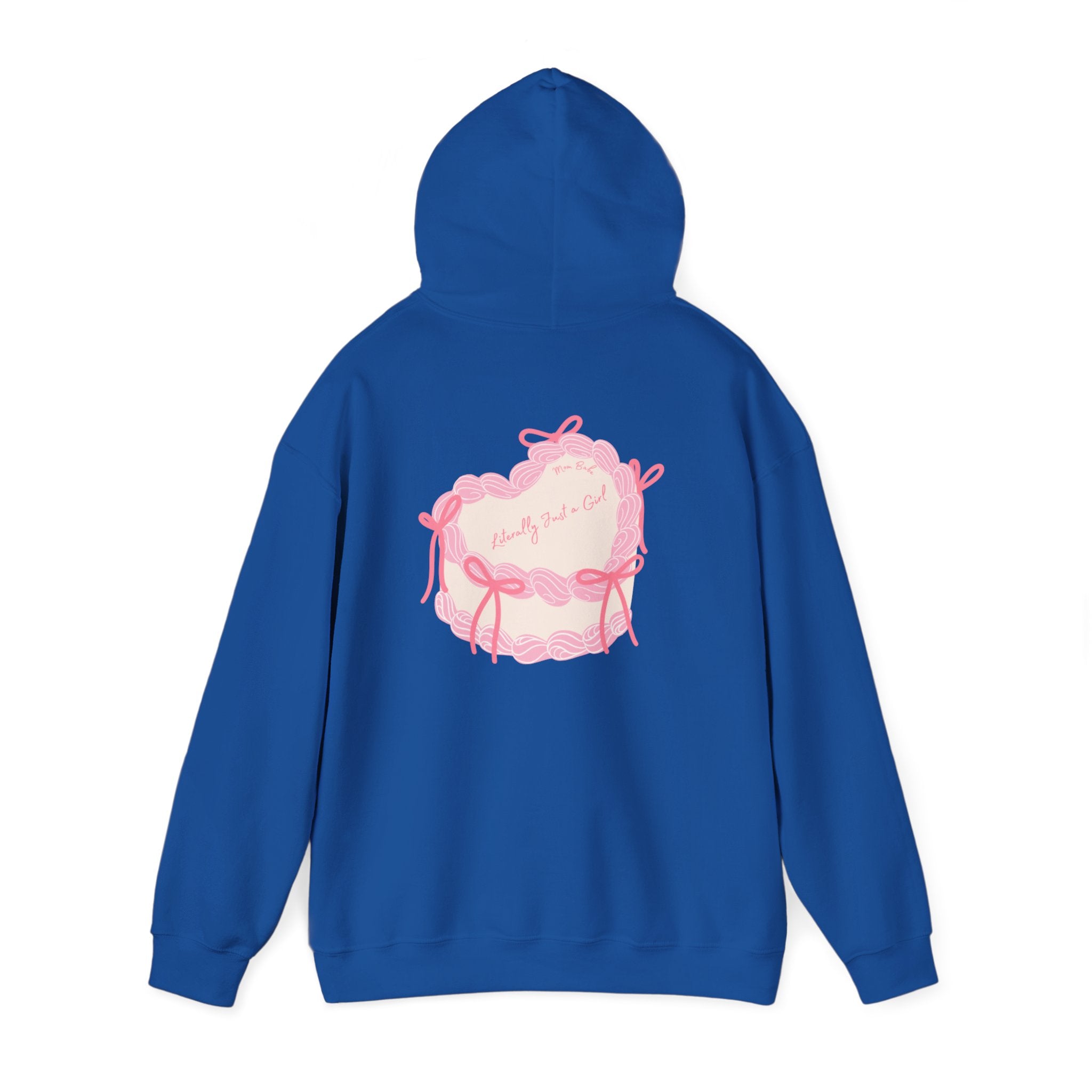 Mom Babe Literally Just a Girl - Cake Graphic Hoodie