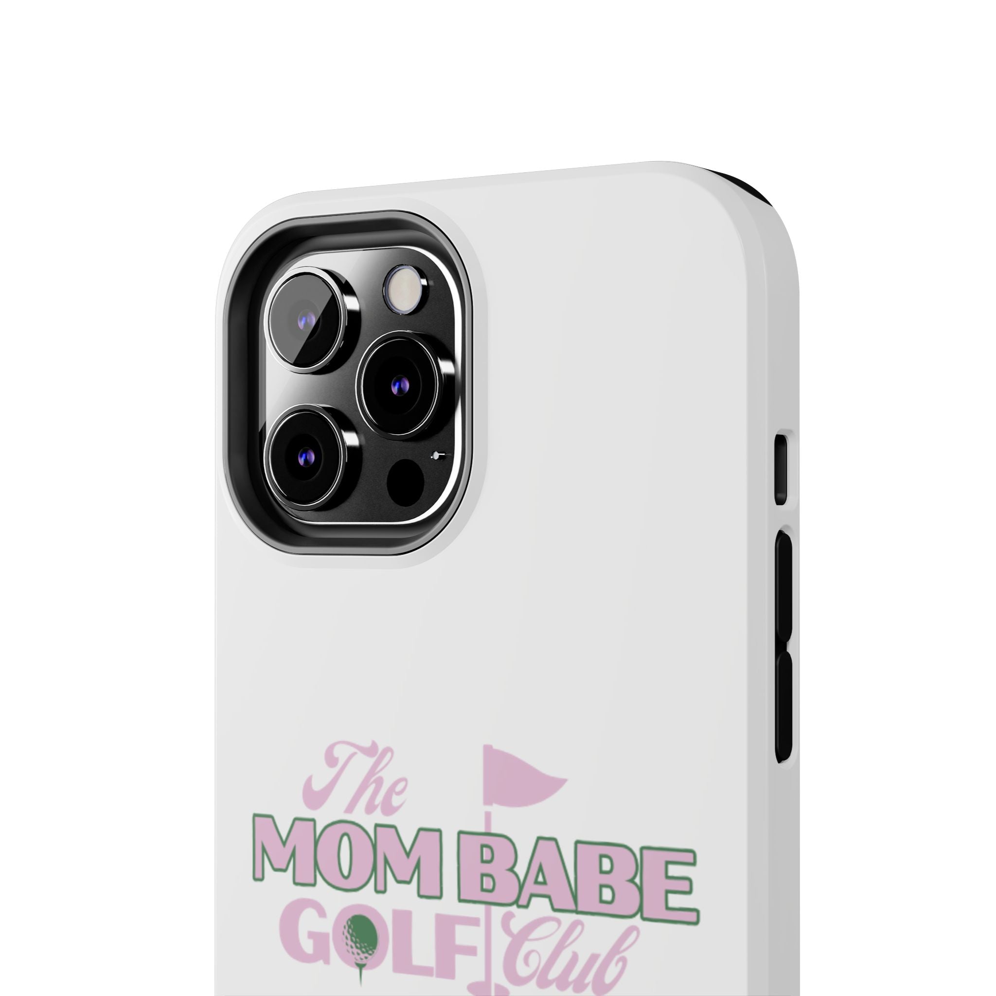 The Mom Babe Golf Club - Pink Vintage Golf Tough Phone Case