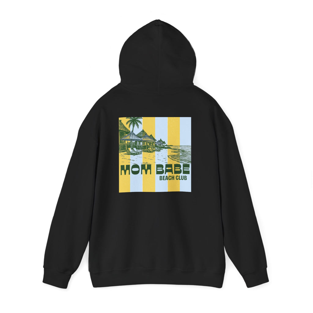 Mom Babe Beach Club — Graphic Hoodie