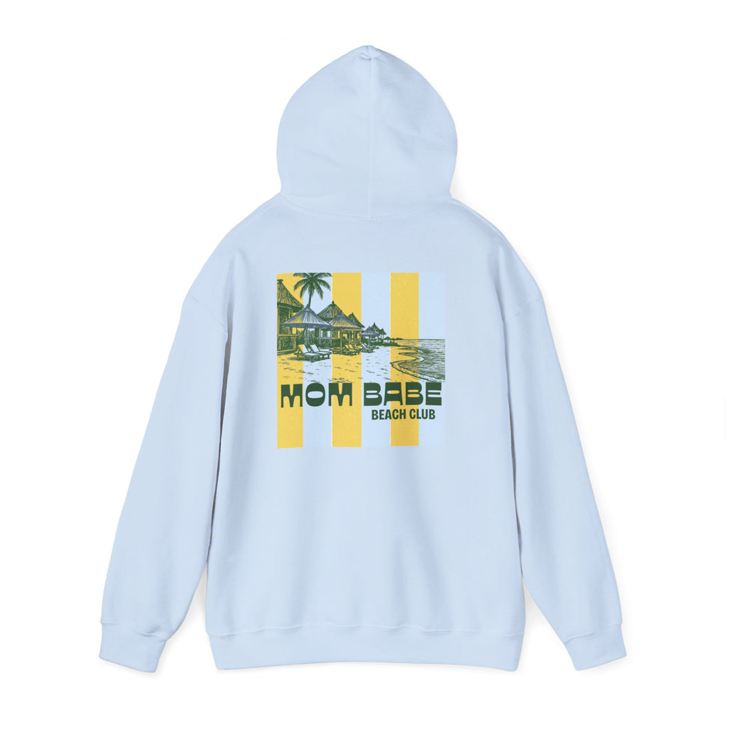 Mom Babe Beach Club — Graphic Hoodie