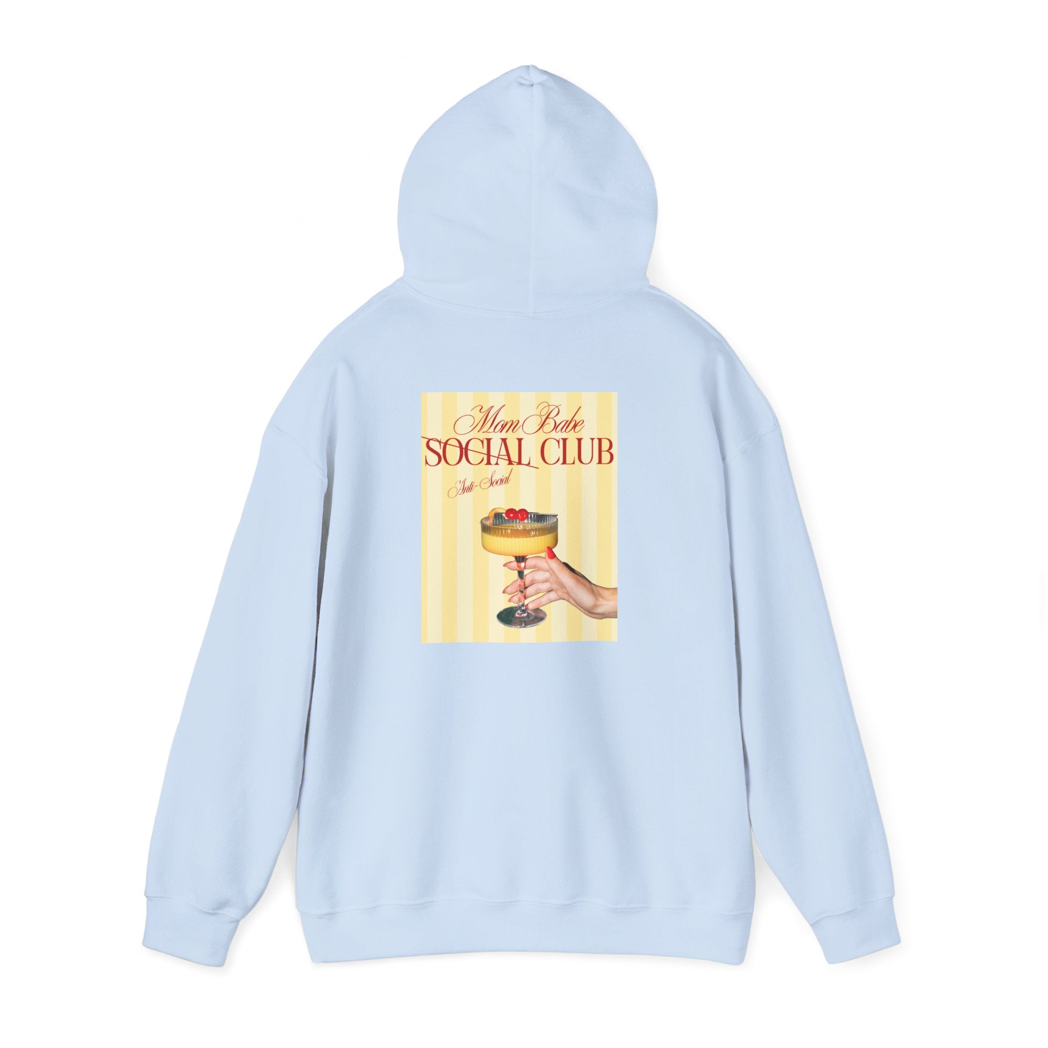Mom Babe Anti-Social Club - Cocktail Graphic Hoodie