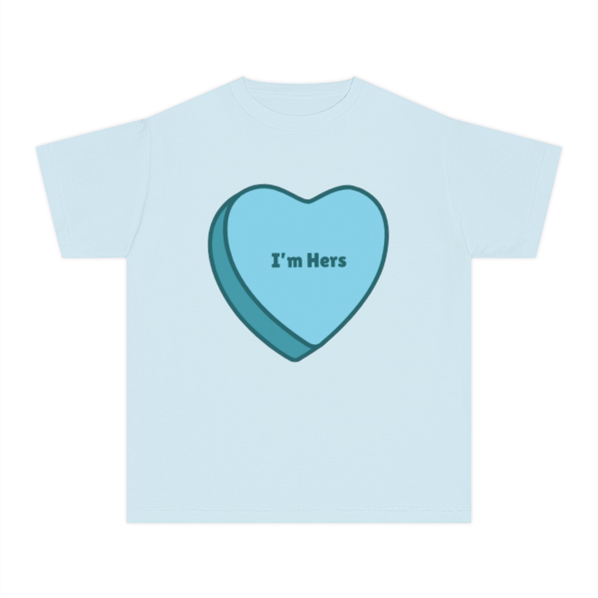 Children's - I'm Hers - Conversation Heart Graphic Tee