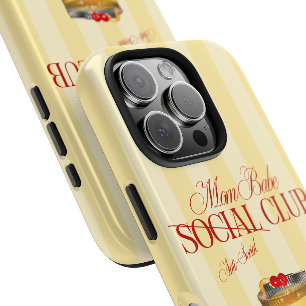 Mom Babe Anti-Social Club Tough Phone Case