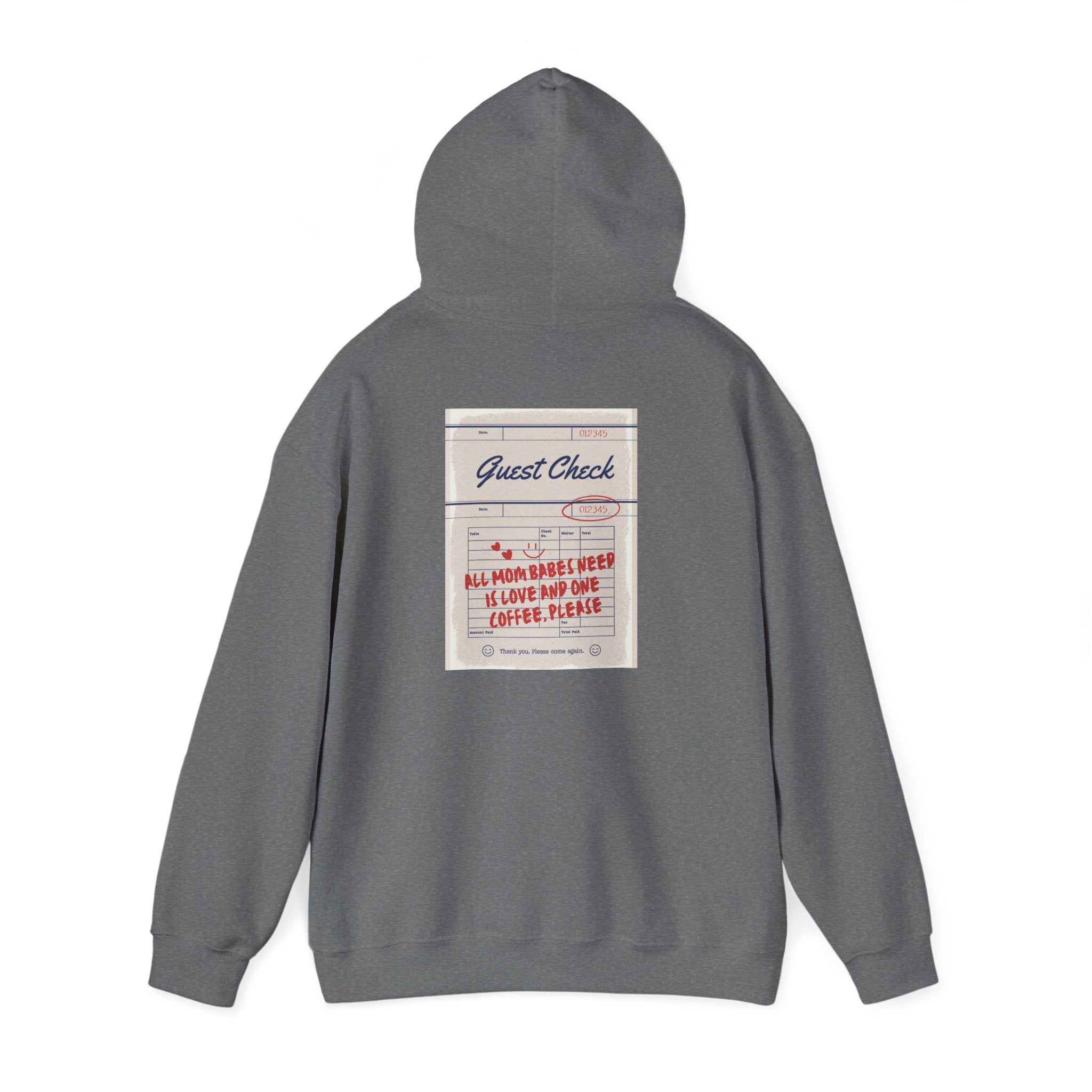 All Mom Babes Need - Graphic Check Hoodie