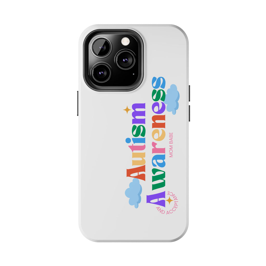 Copy of Autism Awareness and Acceptance — Checkered Heart Phone Case