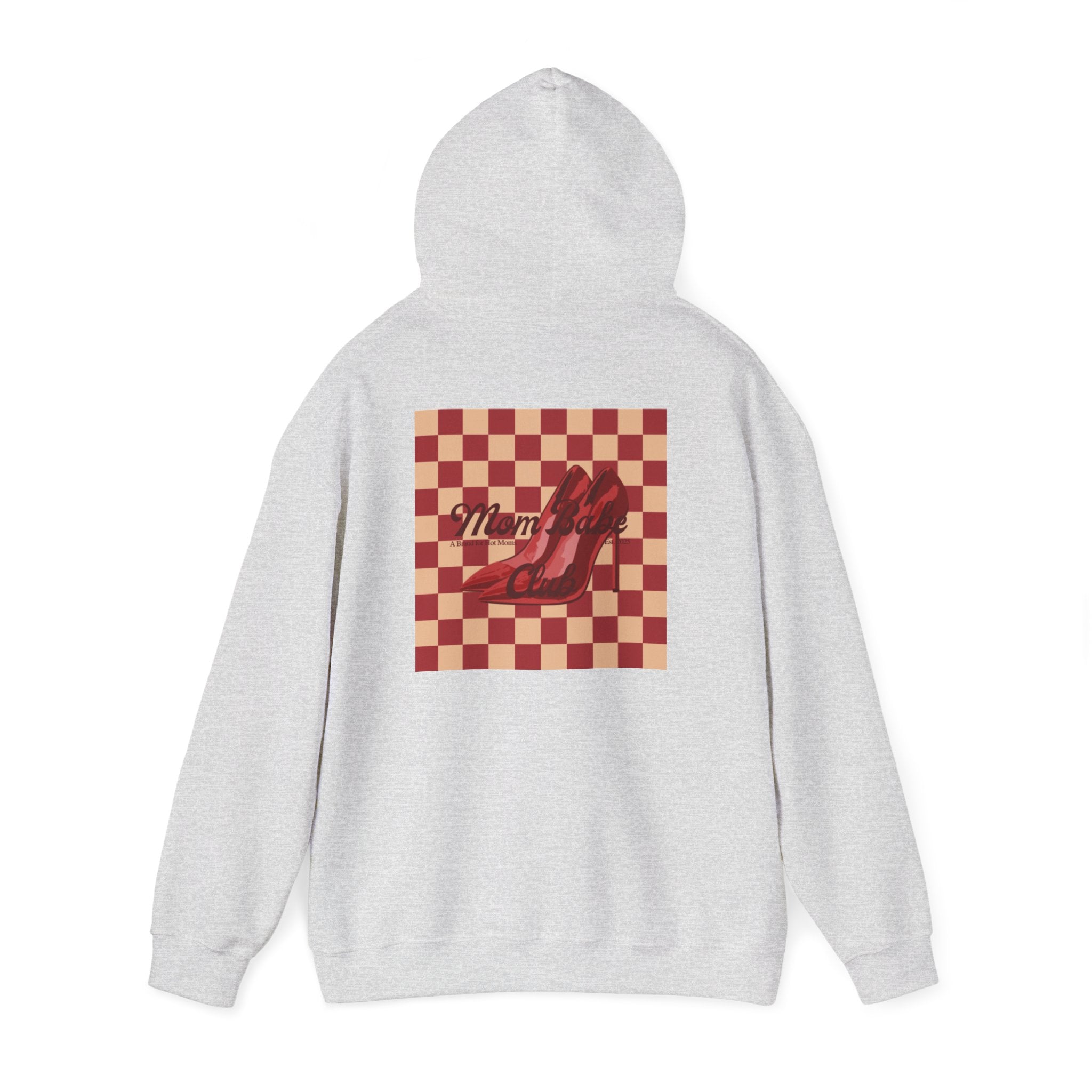 Mom Babe Club - For Hot Moms Heel Graphic Hoodie