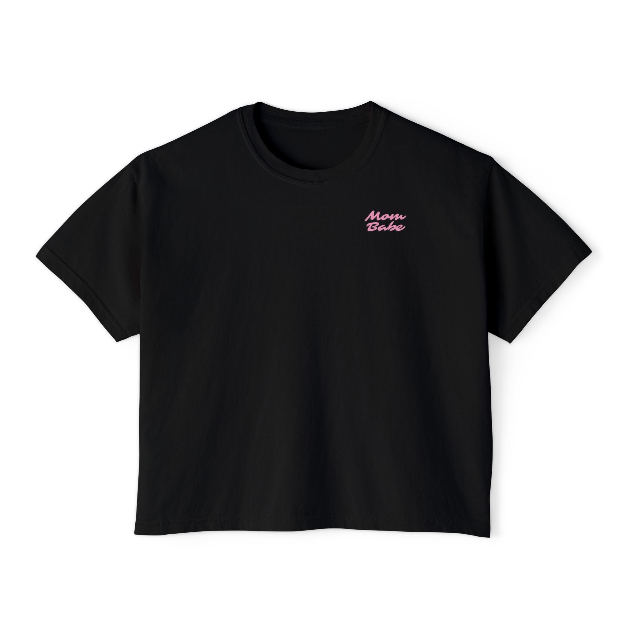 Mom Babe For Hot Moms - Checkered Graphic Tee