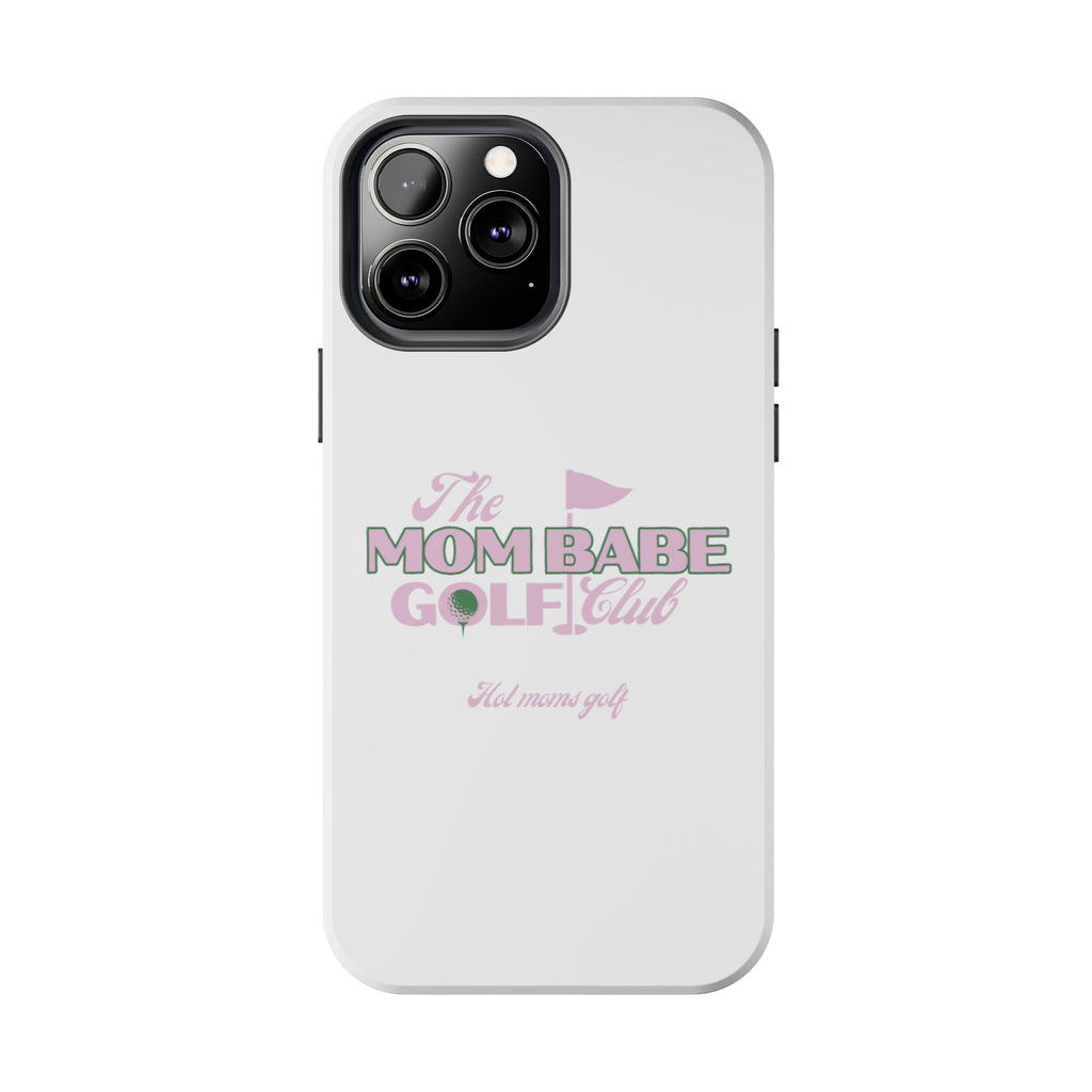 The Mom Babe Golf Club - Pink Vintage Golf Tough Phone Case