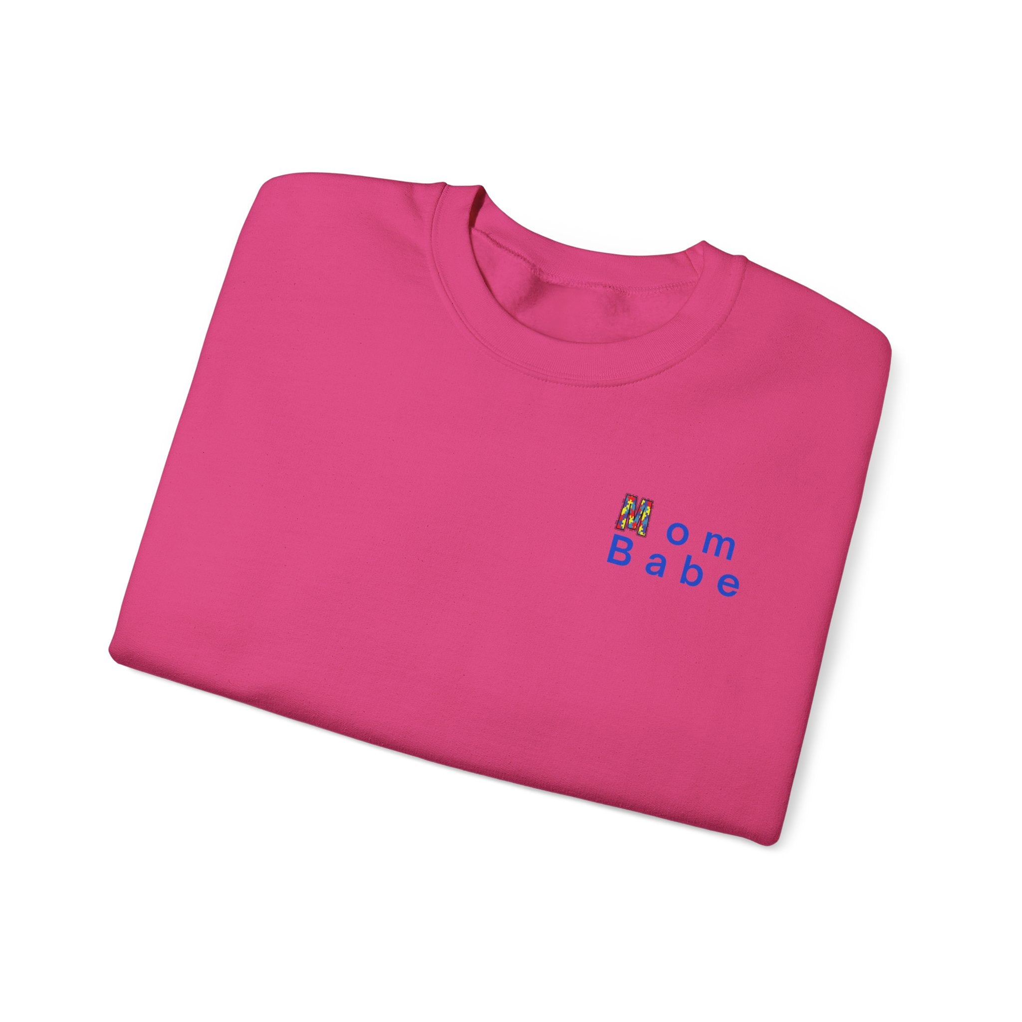 Mom Babe Autism Advocate - Graphic Sweatshirt