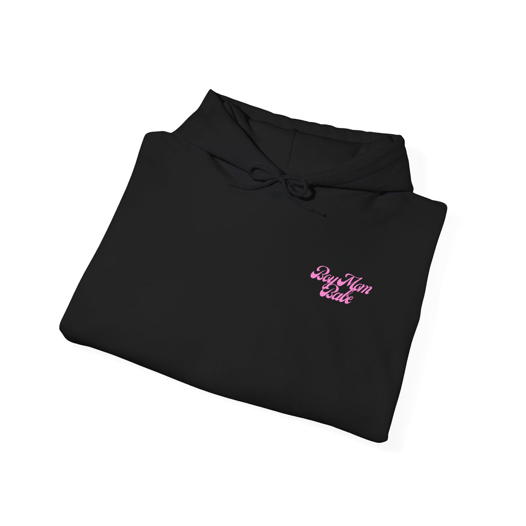 The Raddest Moms Are Boy Moms - Skeletal Rock Hand Graphic Hoodie