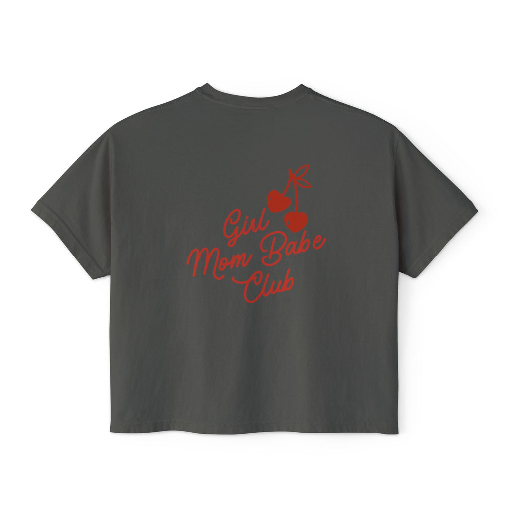 Girl Mom Babe Club - Cherry Graphic Tee