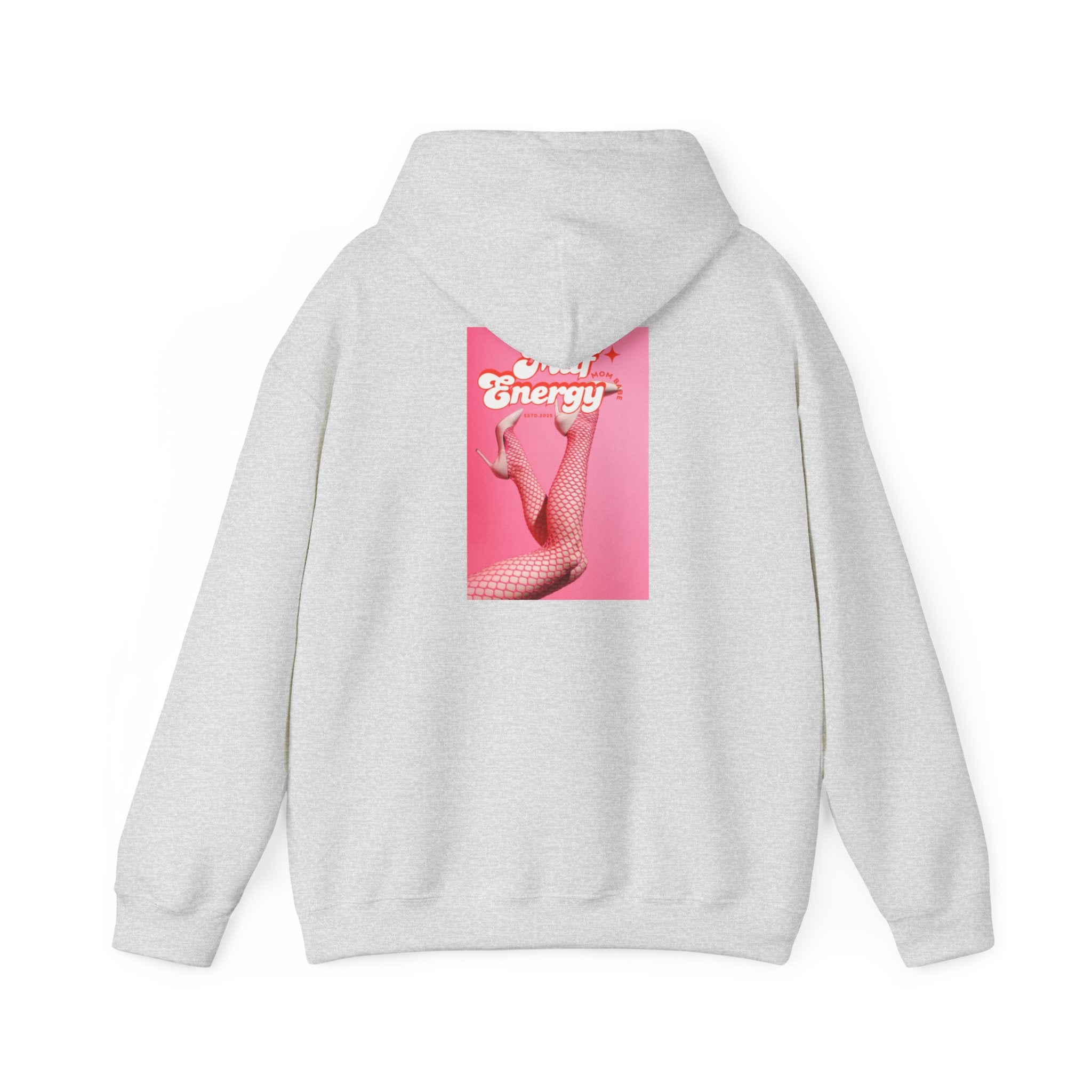 MILF Energy Mom Babe — Fishnet Graphic Hoodie
