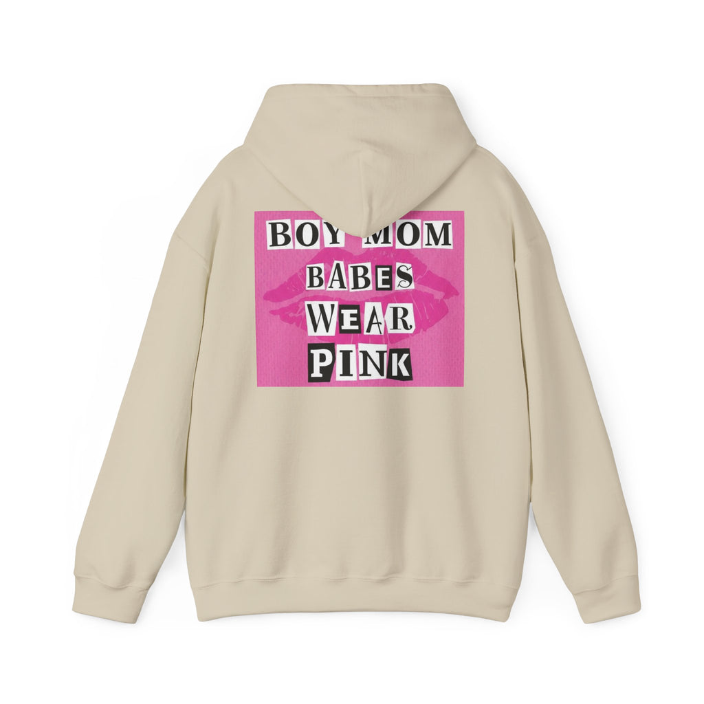 Boy Mom Babes Wear Pink - Graphic Hoodie