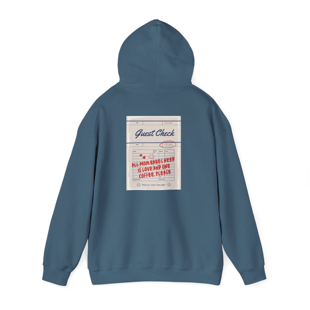 All Mom Babes Need - Graphic Check Hoodie