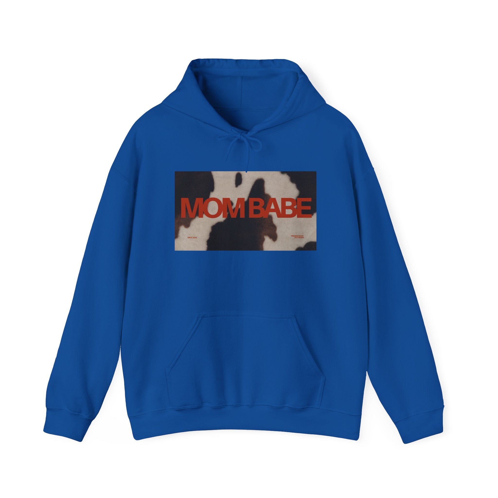 Mom Babe — Cowhide Graphic Hoodie