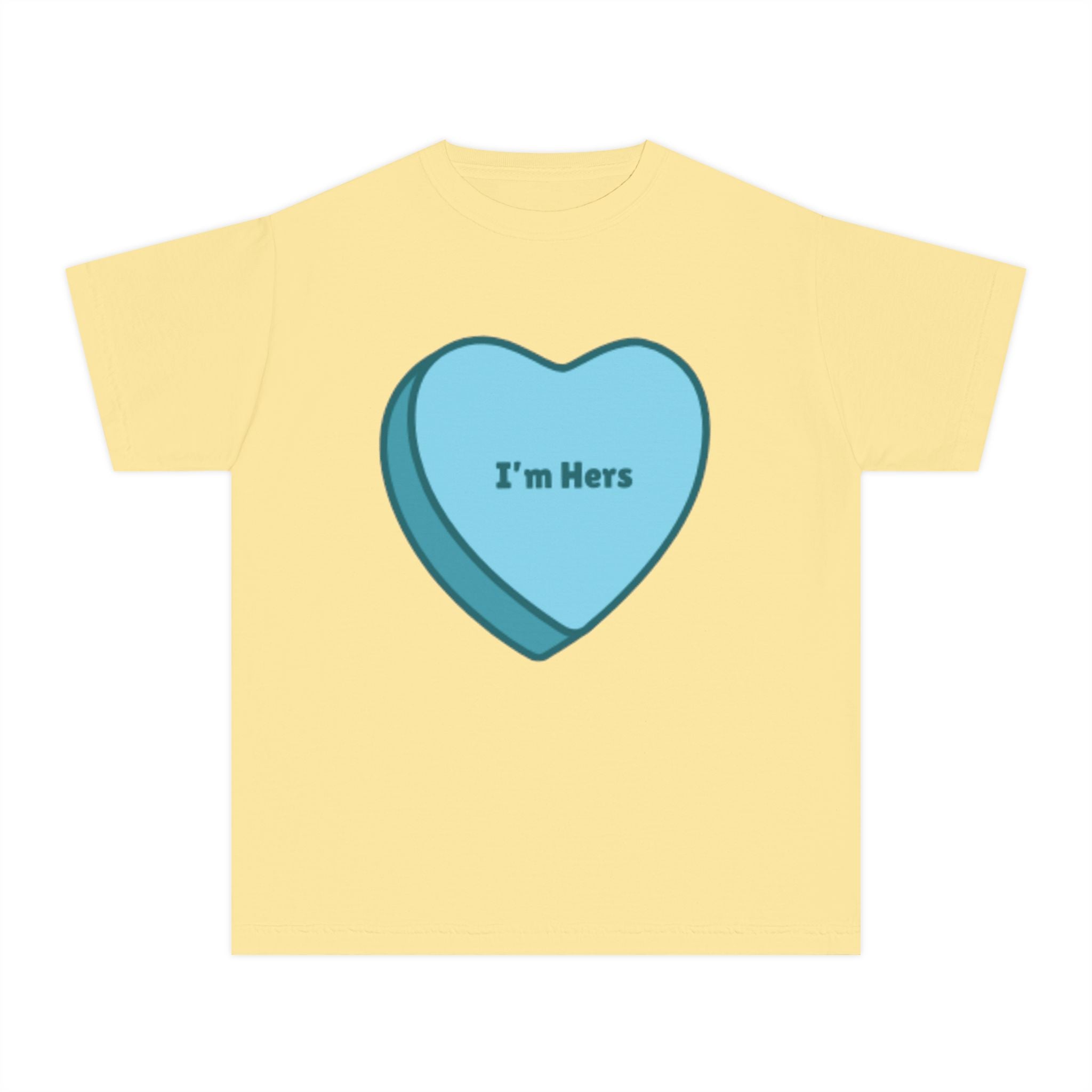 Children's - I'm Hers - Conversation Heart Graphic Tee