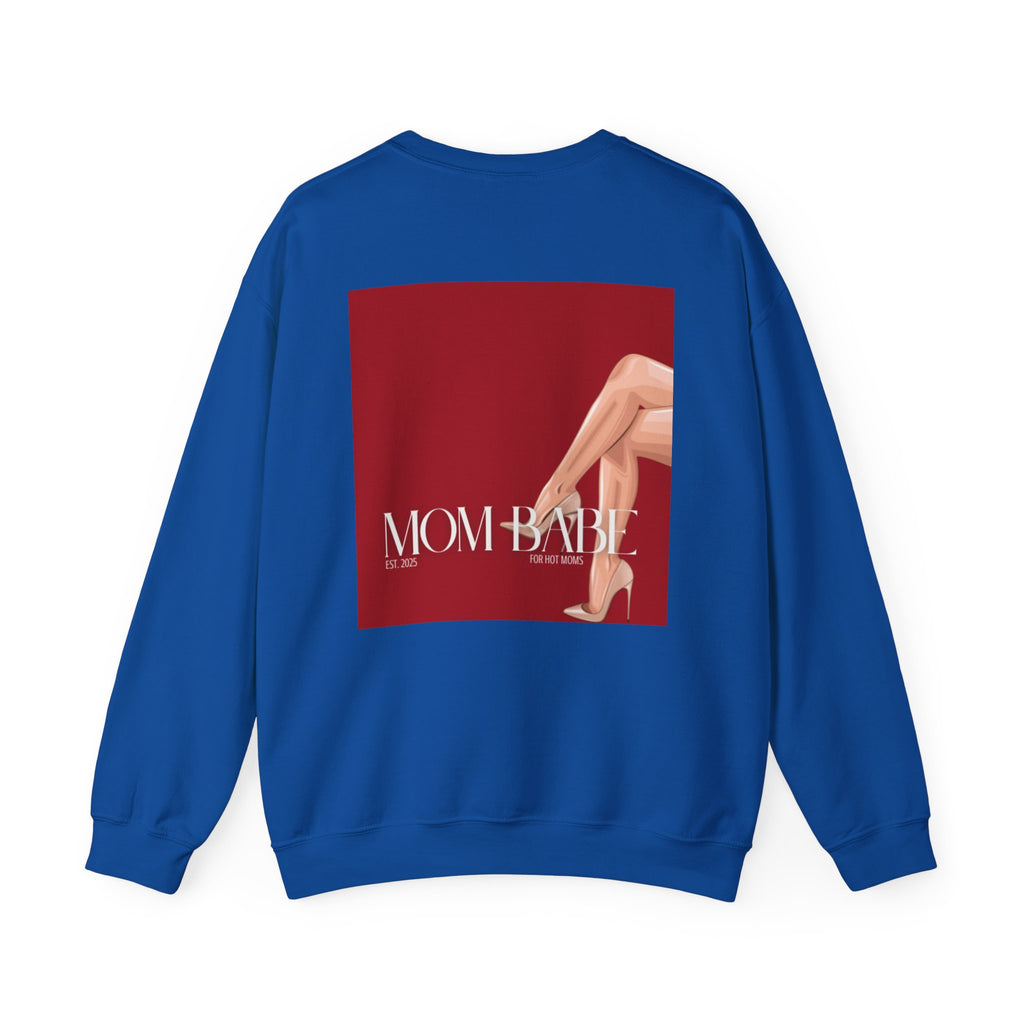 Mom Babe For Hot Moms - Beige Heels Graphic Sweatshirt